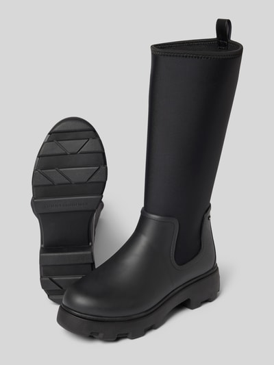 Tommy Hilfiger Kalosze ze scubą Czarny 4