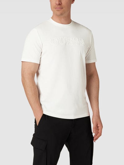 Guess Activewear T-shirt met labelprint, model 'ALPHY' Wit - 4