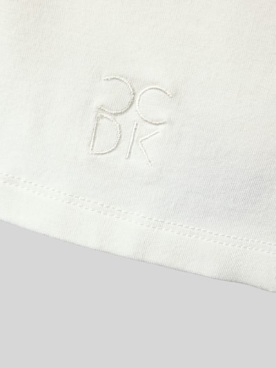 CCDK Copenhagen Shirt met lange mouwen en geribde ronde hals, model 'Britt' Offwhite - 2
