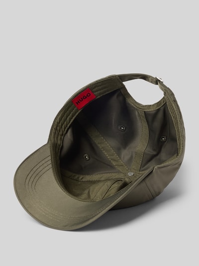 HUGO Czapka z daszkiem z haftowanym logo Khaki 2