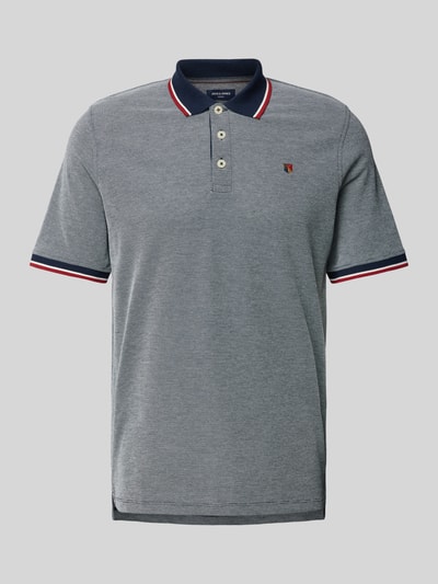 Jack & Jones Premium Regular fit poloshirt met logostitching, model 'BLUWIN' Blauw - 2