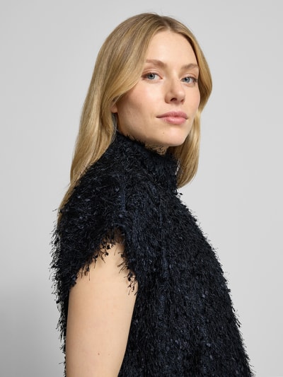 Drykorn Blouseshirt met opstaande kraag, model 'ALARIA' Marineblauw - 3