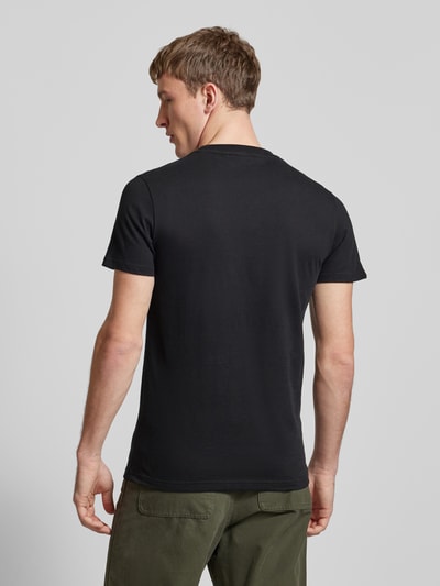 Superdry T-Shirt mit Label-Stitching Black 5