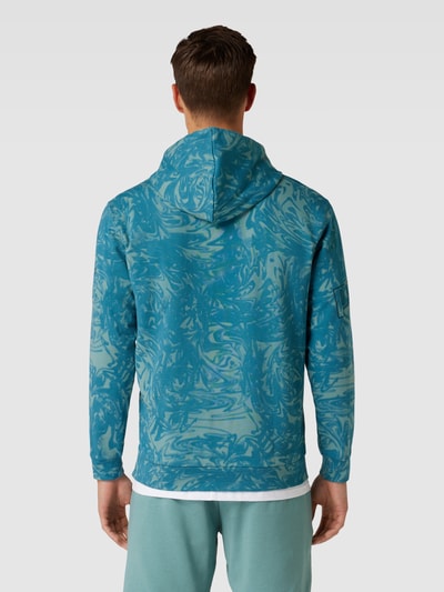 PUMA PERFORMANCE Hoodie mit Allover-Muster Modell 'Summer' Petrol 5