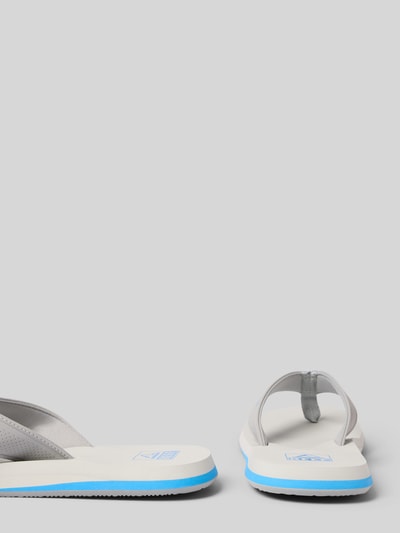 REEF Teenslippers met labeldetails, model 'The Layback' Middengrijs - 2