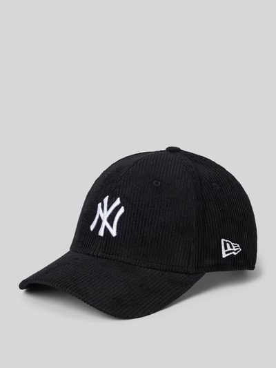 New Era Baseballpet met labeldetail Zwart - 1
