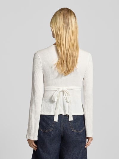 Gina Tricot Bluzka z dekoltem w serek Złamany biały 5