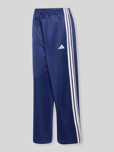adidas Sportswear Loose Fit Trainingshose aus Baumwoll-Mix mit Logo-Stitching Dunkelblau 2