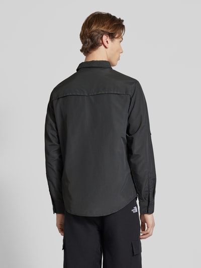 The North Face Regular fit vrijetijdsoverhemd met labeldetail, model 'Sequoia' Antraciet - 5