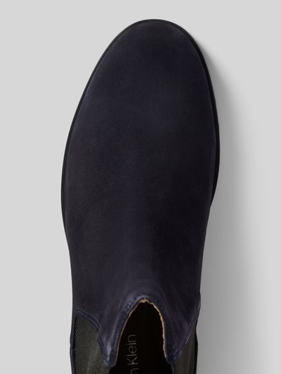 CK Calvin Klein Chelsea Boots mit elastischem Einsatz Marine 3