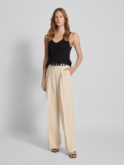 Raffaello Rossi Broek in effen design, model 'MAYLA' Beige - 1