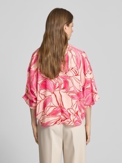 s.Oliver BLACK LABEL Loose Fit Blusenshirt mit Schmuckperlen Pink 5