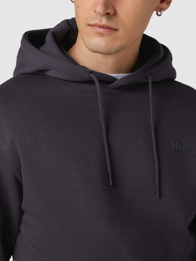 Blend Hoodie mit Label-Design Modell 'Downton' Marine 3
