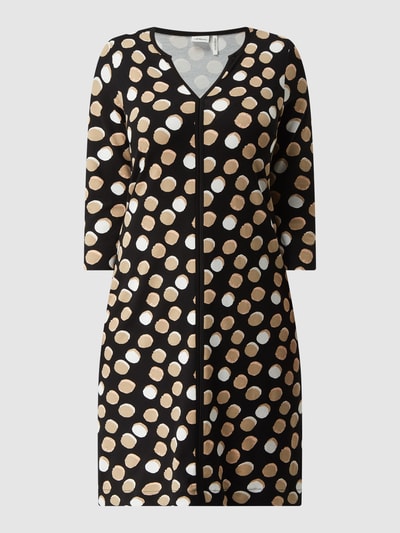 s.Oliver BLACK LABEL Jurk met all-over motief   Zwart - 2