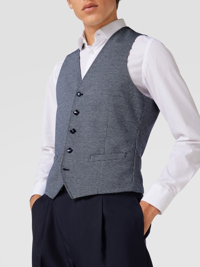 MCNEAL Gilet met all-over motief Blauw - 3