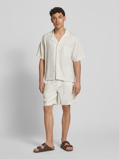 Calvin Klein Underwear Pyjama-Shorts aus Leinen-Lyocell-Mix Beige 1