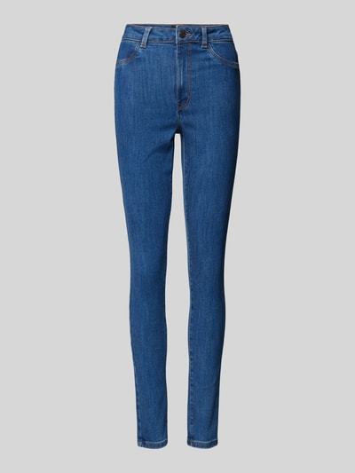 Pieces Slim Fit Skinny Fit Jeans aus Baumwoll-Mix Modell 'DEA' Blau 2