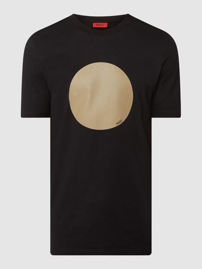 HUGO T-Shirt aus Baumwolle Modell 'Doriole'  Black 2
