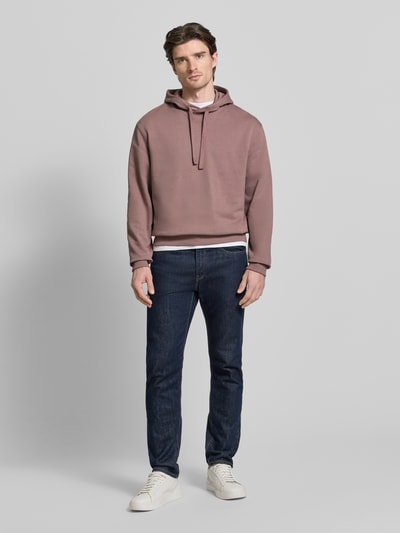 HUGO Regular Fit Hoodie aus reiner Baumwolle Modell 'DAPO' Altrosa 1