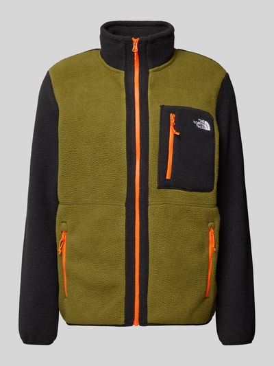 The North Face Sweatjacke mit Teddyfell Modell 'YUMIORI' Dunkelgruen 2