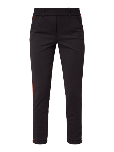 OPUS Track Pants mit Bügelfalten  Black 2