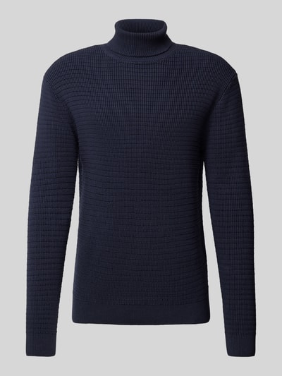 SELECTED HOMME Strickpullover mit Rollkragen Modell 'THEO' Marine 2