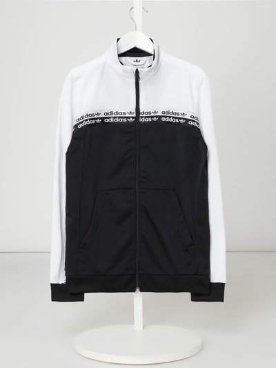 adidas Originals Trainingsjacke mit Logo-Streifen Black 1