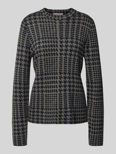 Christian Berg Woman Selection Strickpullover mit Rundhalsausschnitt Khaki 2