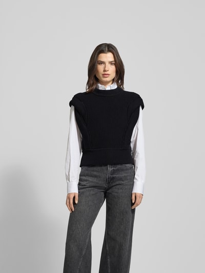 Iro T-Shirt in Strick-Optik Black 4