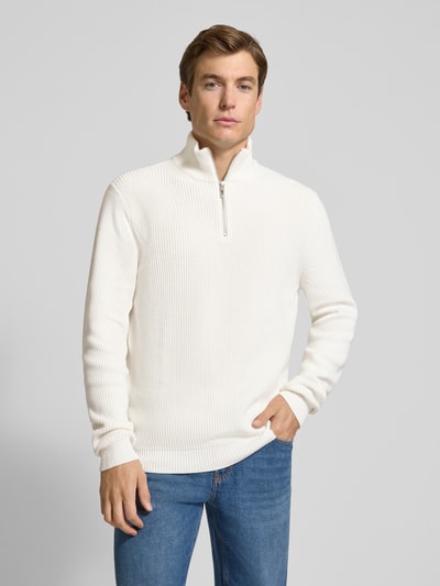 Antony Morato Gebreide pullover met opstaande kraag Offwhite - 4