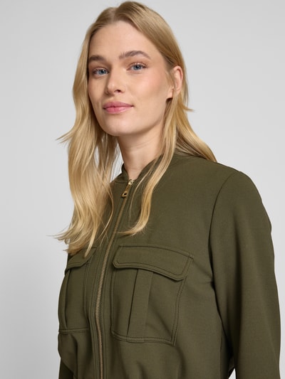 Zero Blazer mit Brustpattentaschen Khaki 3