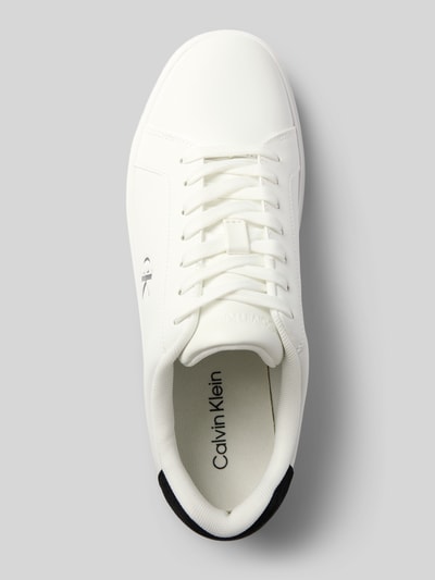 Calvin Klein Jeans Sneaker mit Label-Detail Weiss 3