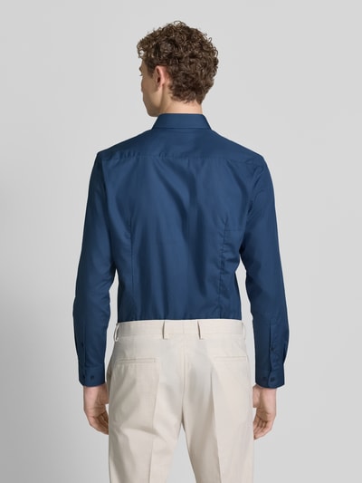 Jake*s Slim Fit Business-Hemd mit Kentkragen Rauchblau 5