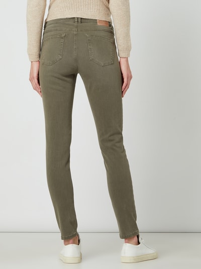 Angels Jeansy o kroju Skinny Fit z dodatkiem streczu  Khaki 5