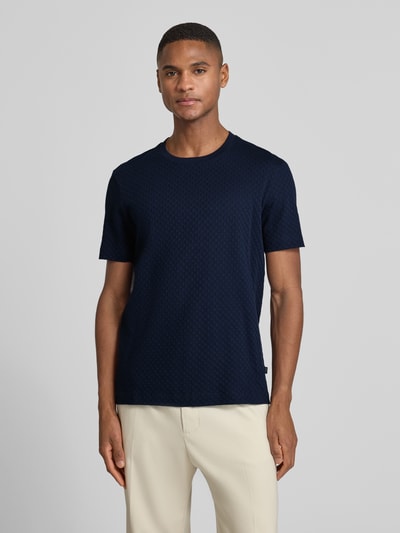 JOOP! COLLECTION T-Shirt mit geripptem Rundhalsausschnitt Marine 4