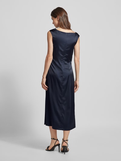 Zero Sukienka midi w jednolitym kolorze z marszczeniami Granatowy 5