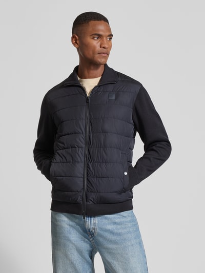 Jack & Jones Premium Gewatteerd jack met tweewegsritssluiting, model 'HUDSON' Marineblauw - 4