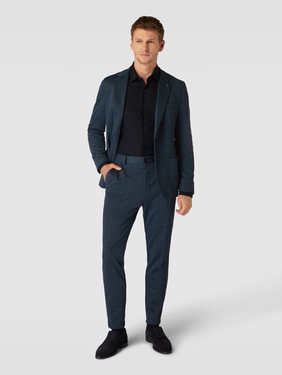 Strellson Pantalon in gemêleerde look, model 'Tius' Marineblauw - 1