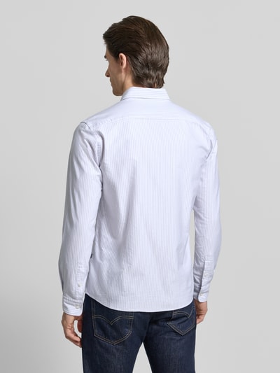 BOSS Slim Fit Freizeithemd aus reiner Baumwolle Modell 'H-ROAN' Flieder 5