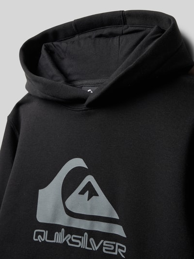 Quiksilver Regular Fit Hoodie mit Logo-Print Modell 'Youth' Black 2
