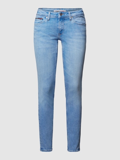 Tommy Jeans Jeansy o kroju skinny fit z dodatkiem streczu model ‘Sophie’ Jeansowy niebieski 2