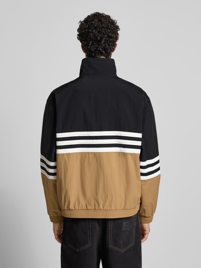 adidas Originals Regular Fit Sweatjacke mit Logo-Stitching Modell 'Arch' Mittelbraun 5