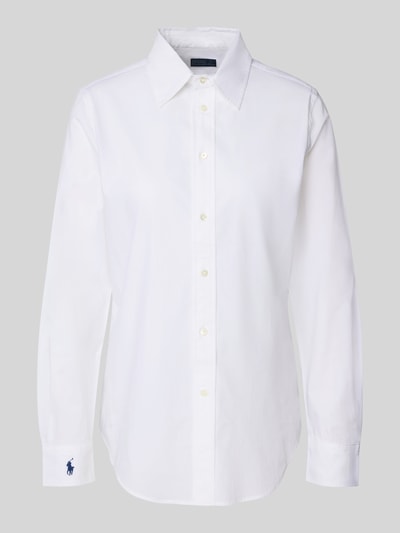 Polo Ralph Lauren Regular fit overhemdblouse met logostitching Wit - 2