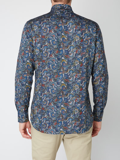 Paul & Shark Modern Fit Freizeithemd mit Paisley-Dessin Blau 5