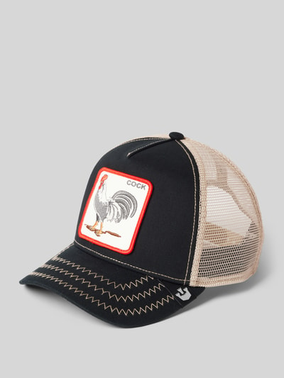 GOORIN BROS. Trucker Cap mit Motiv-Badge Modell 'The Cock' Black 1