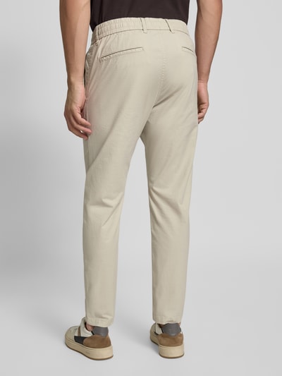 BOSS Orange Tapered fit chino van katoenmix Beige - 5