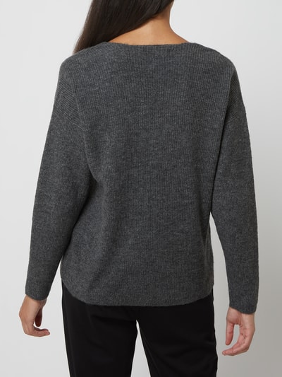 Vero Moda Pullover met ribstructuur  Middengrijs - 5