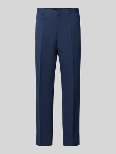 Productfoto, Straight Fit broek uit linnenmix Model 'Wesley' van Matinique, mix van linnen, katoen en elastaan, persplooien, steek- en achterzakken, haakjes- en ritssluiting, bandwijdte maat 50: 46 cm, binnenbeenlengte maat 50: 79 cm