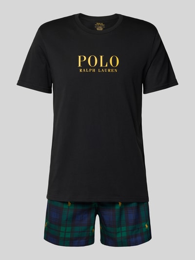 Polo Ralph Lauren Underwear Pyjama mit Label-Print Black 1