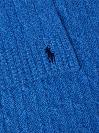 Polo Ralph Lauren Schal mit Zopfmuster Blau 2